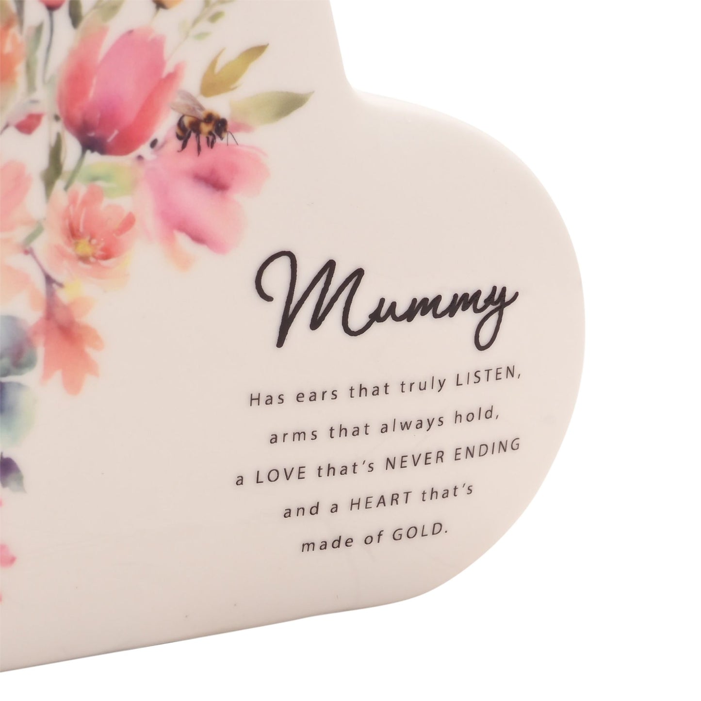 The Cottage Garden Ceramic Heart - Mummy