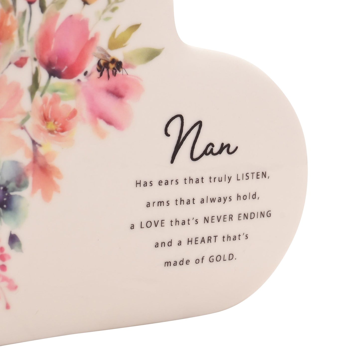 The Cottage Garden Ceramic Heart - Nan