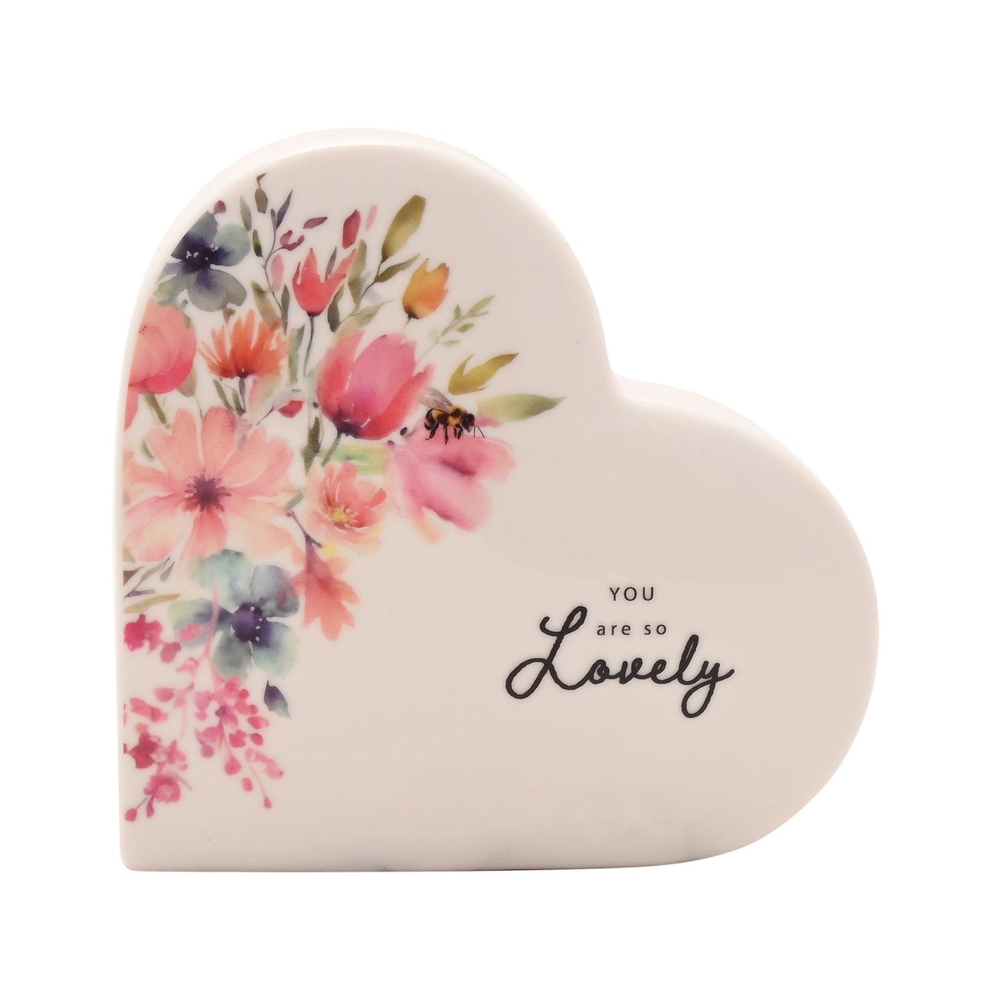 The Cottage Garden Ceramic Heart - Lovely