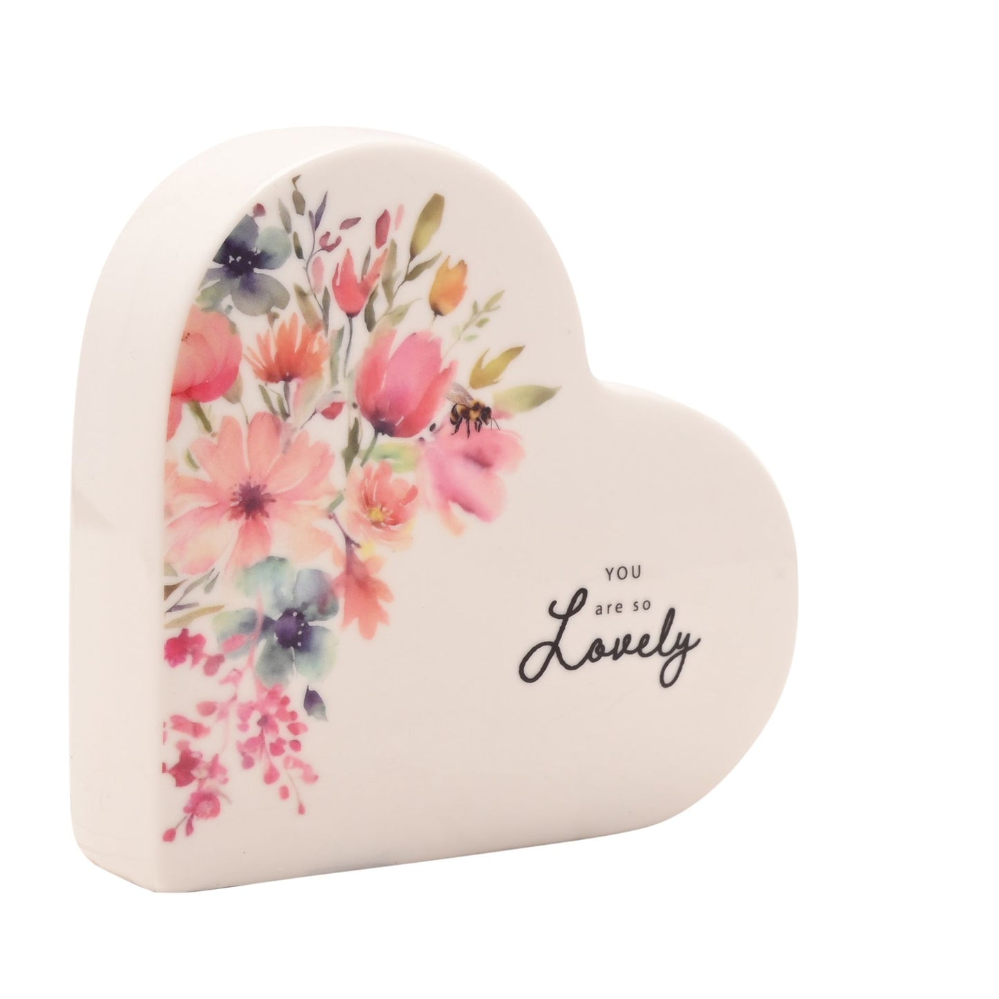 The Cottage Garden Ceramic Heart - Lovely