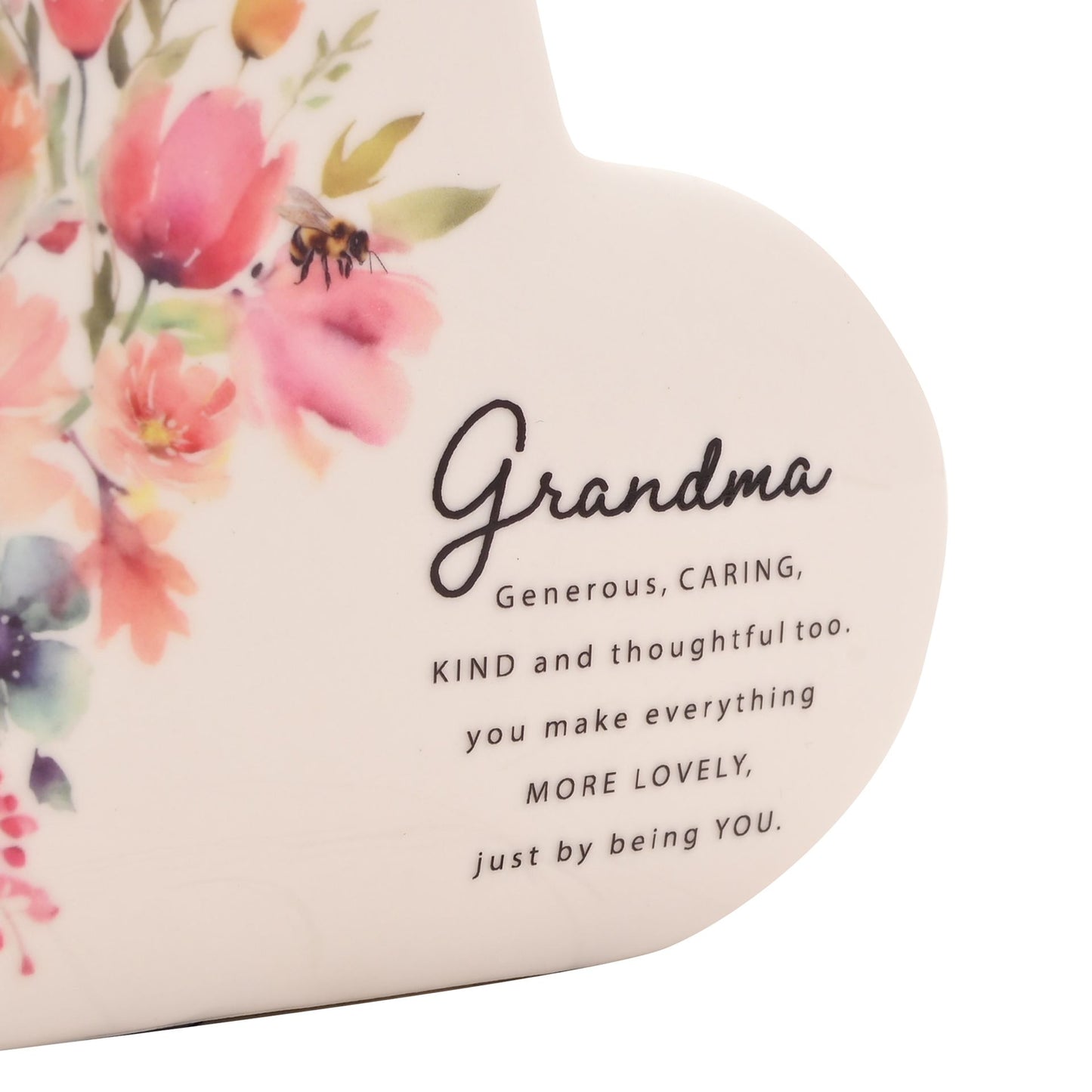 The Cottage Garden Ceramic Heart - Grandma