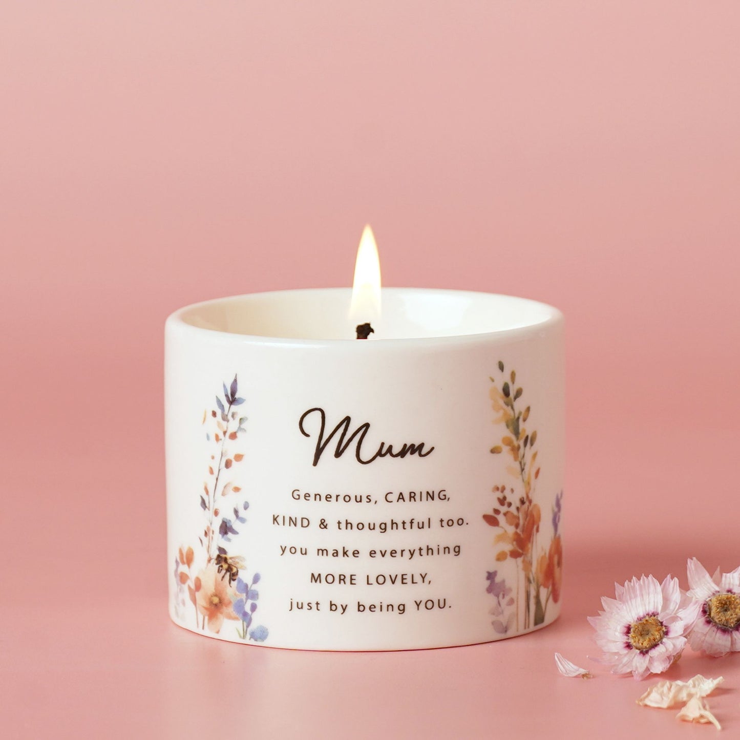 The Cottage Garden Ceramic Candle 100g - Mum