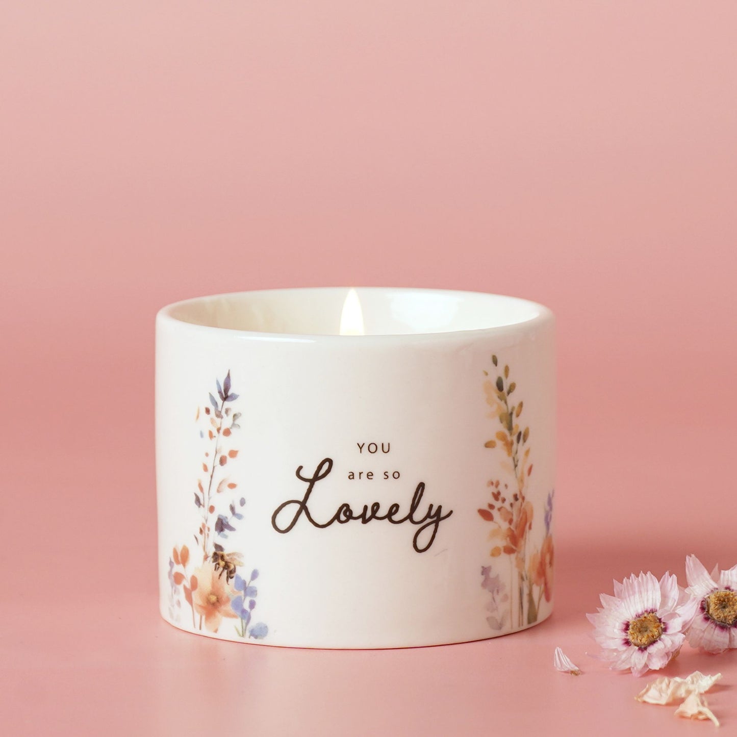 The Cottage Garden Ceramic Candle 100g - Lovely