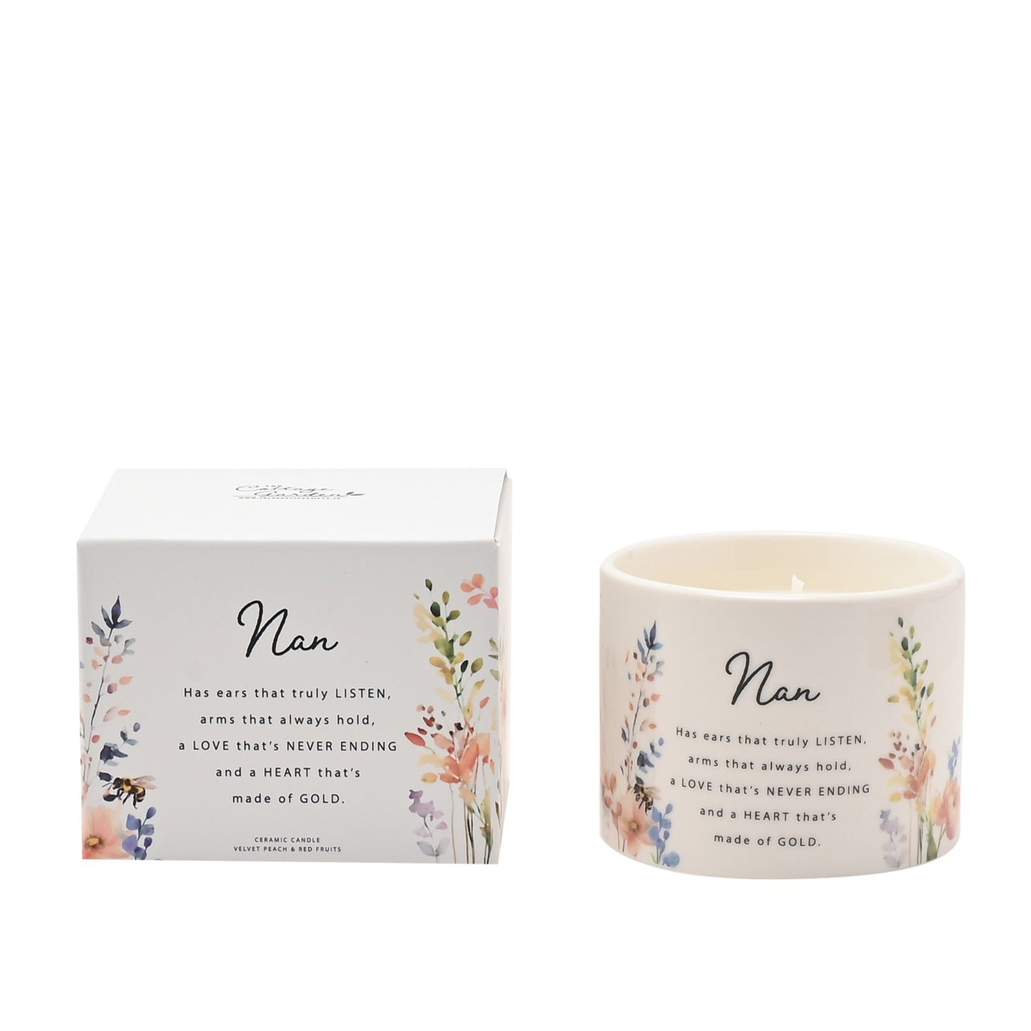 The Cottage Garden Ceramic Candle 100g - Nan