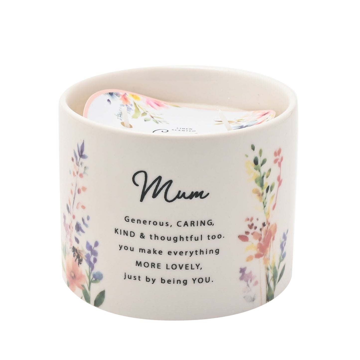 The Cottage Garden 2 Wick Ceramic Candle - Mum