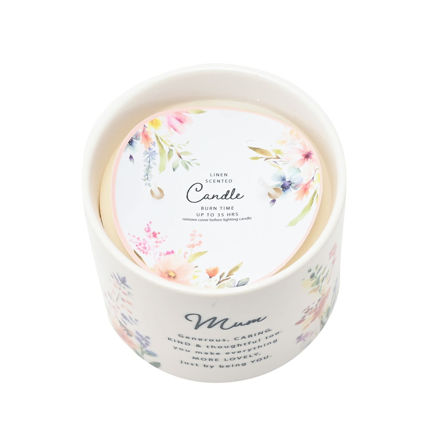 The Cottage Garden 2 Wick Ceramic Candle - Mum