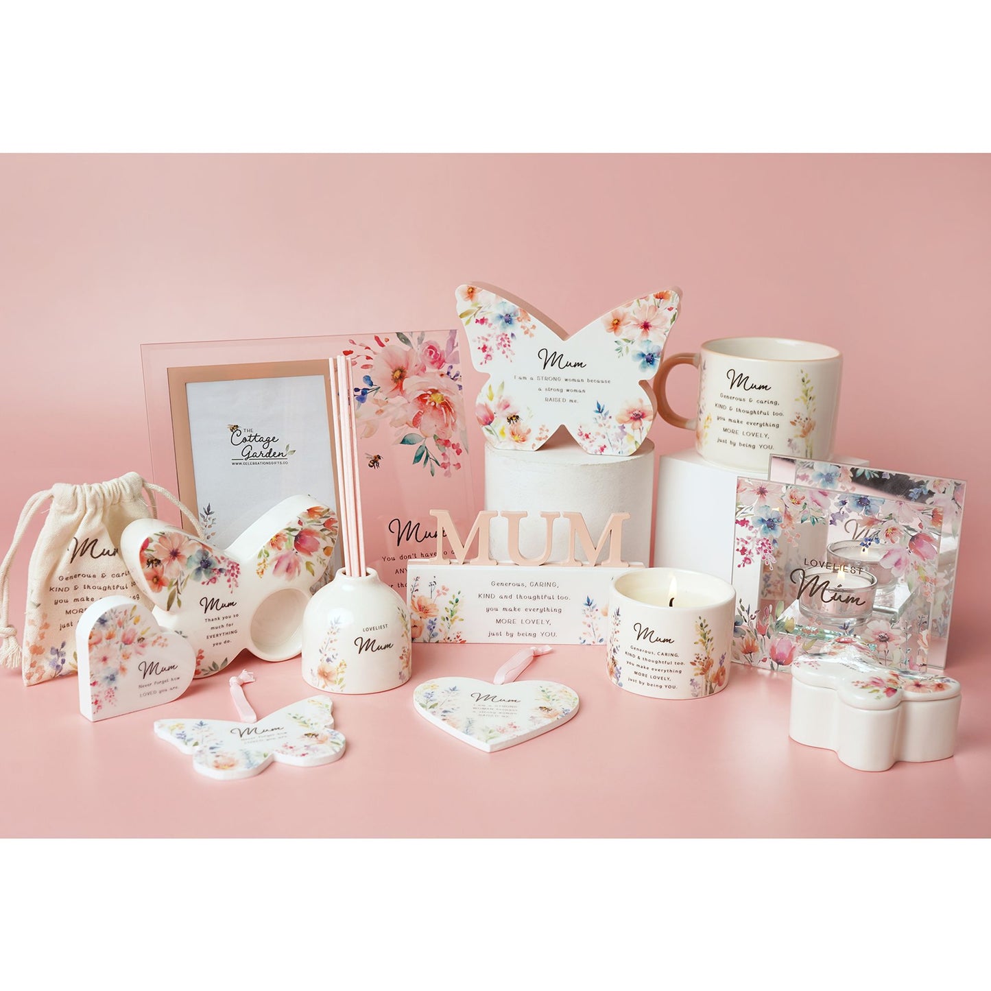 The Cottage Garden Ceramic Reed Diffuser - Mum