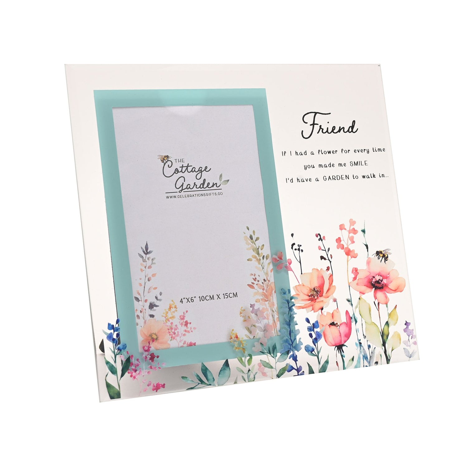 The Cottage Garden Glass Photo Frame - Friend