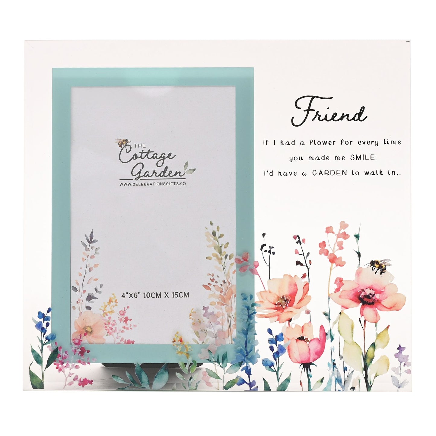 The Cottage Garden Glass Photo Frame - Friend