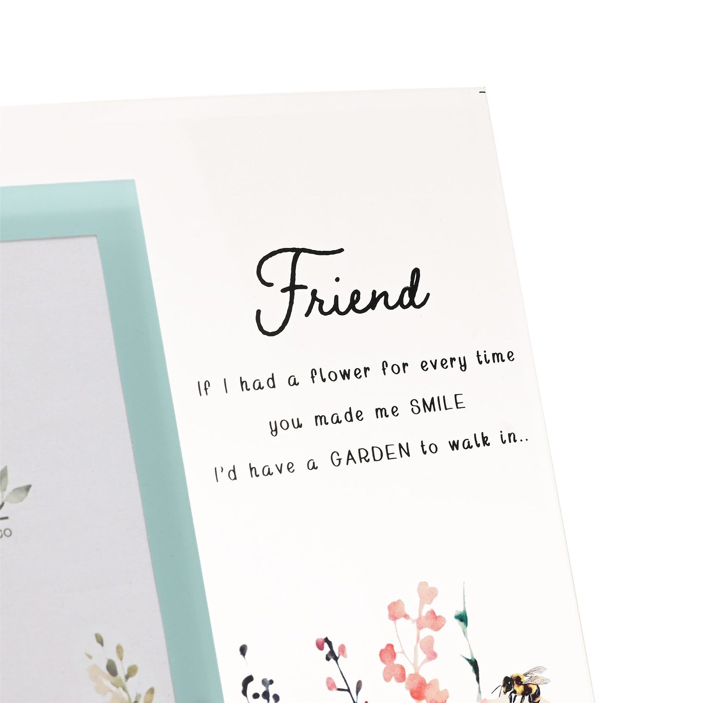 The Cottage Garden Glass Photo Frame - Friend