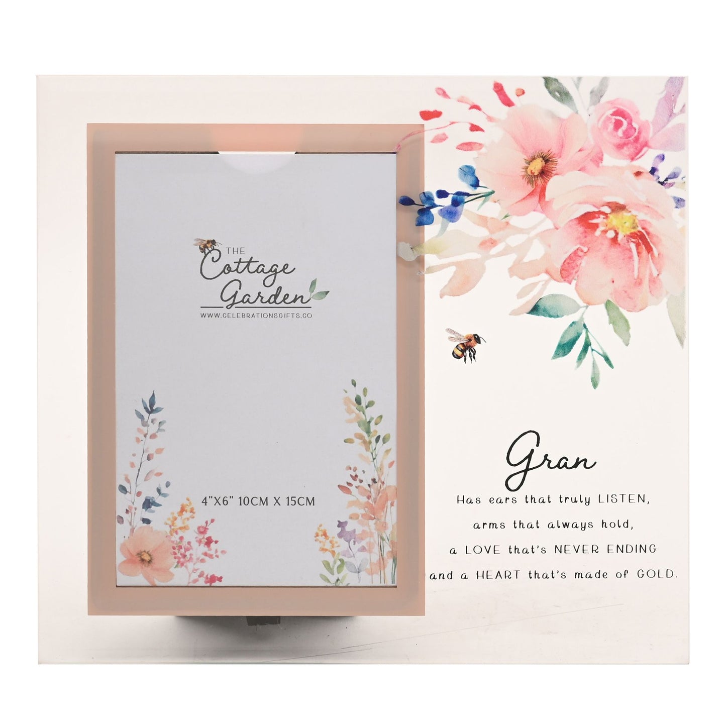 The Cottage Garden Glass Photo Frame - Gran