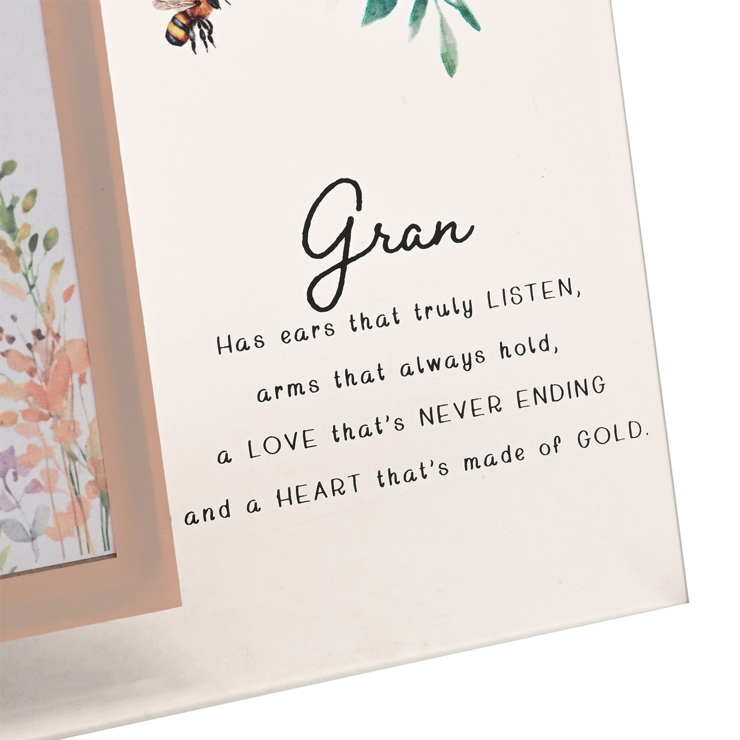 The Cottage Garden Glass Photo Frame - Gran