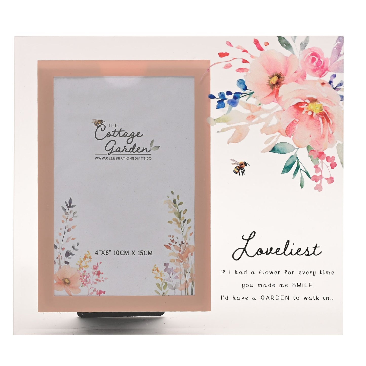The Cottage Garden Glass Photo Frame - Loveliest