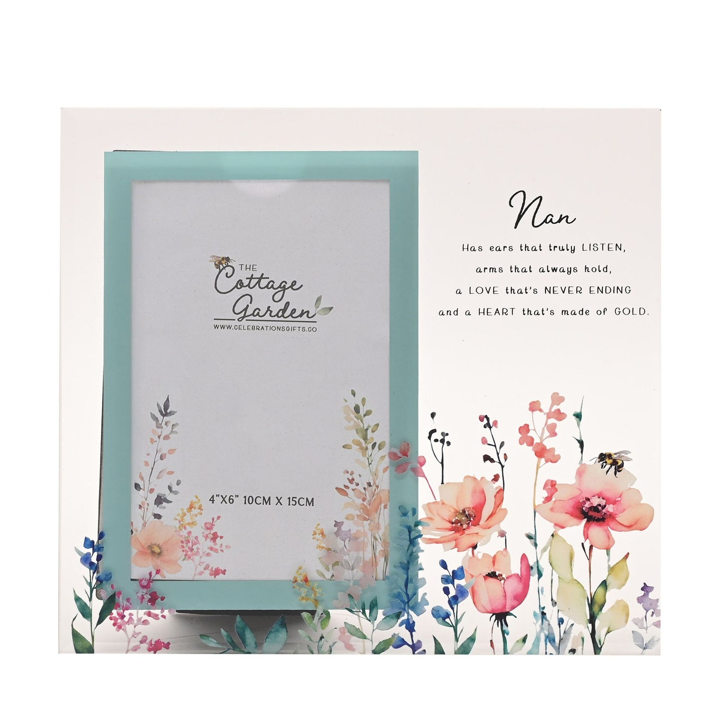 The Cottage Garden Glass Photo Frame - Nan