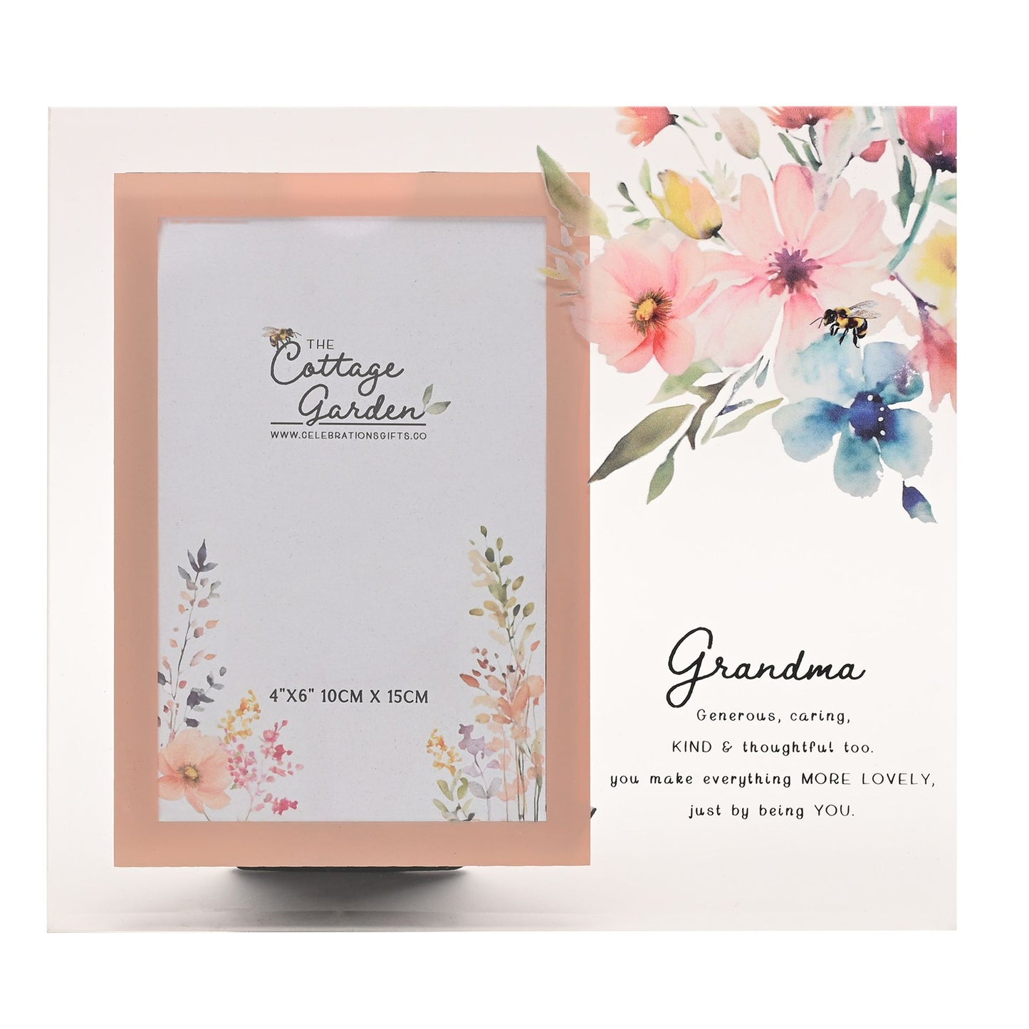 The Cottage Garden Glass Photo Frame - Grandma