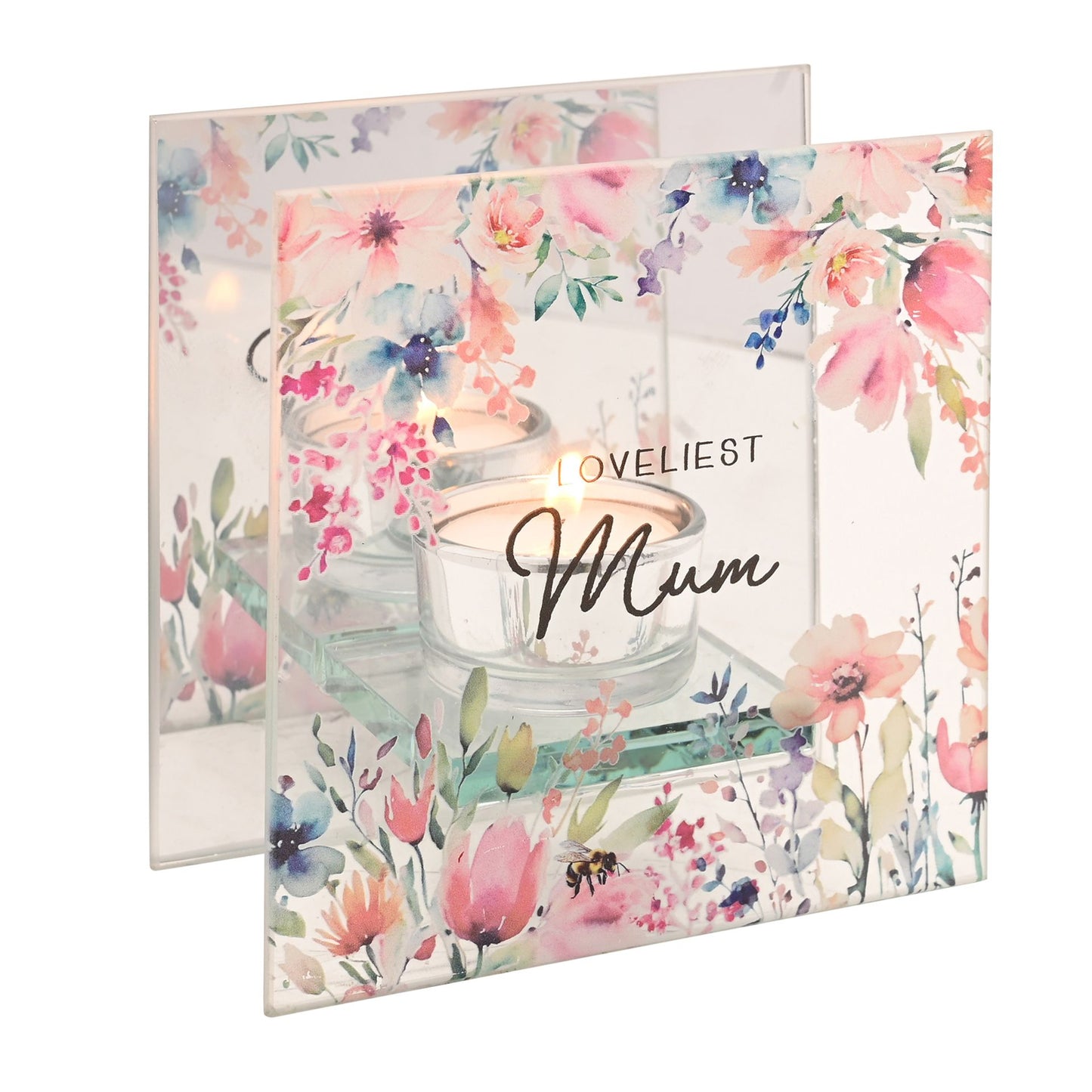 The Cottage Garden Tealight Holder - Mum