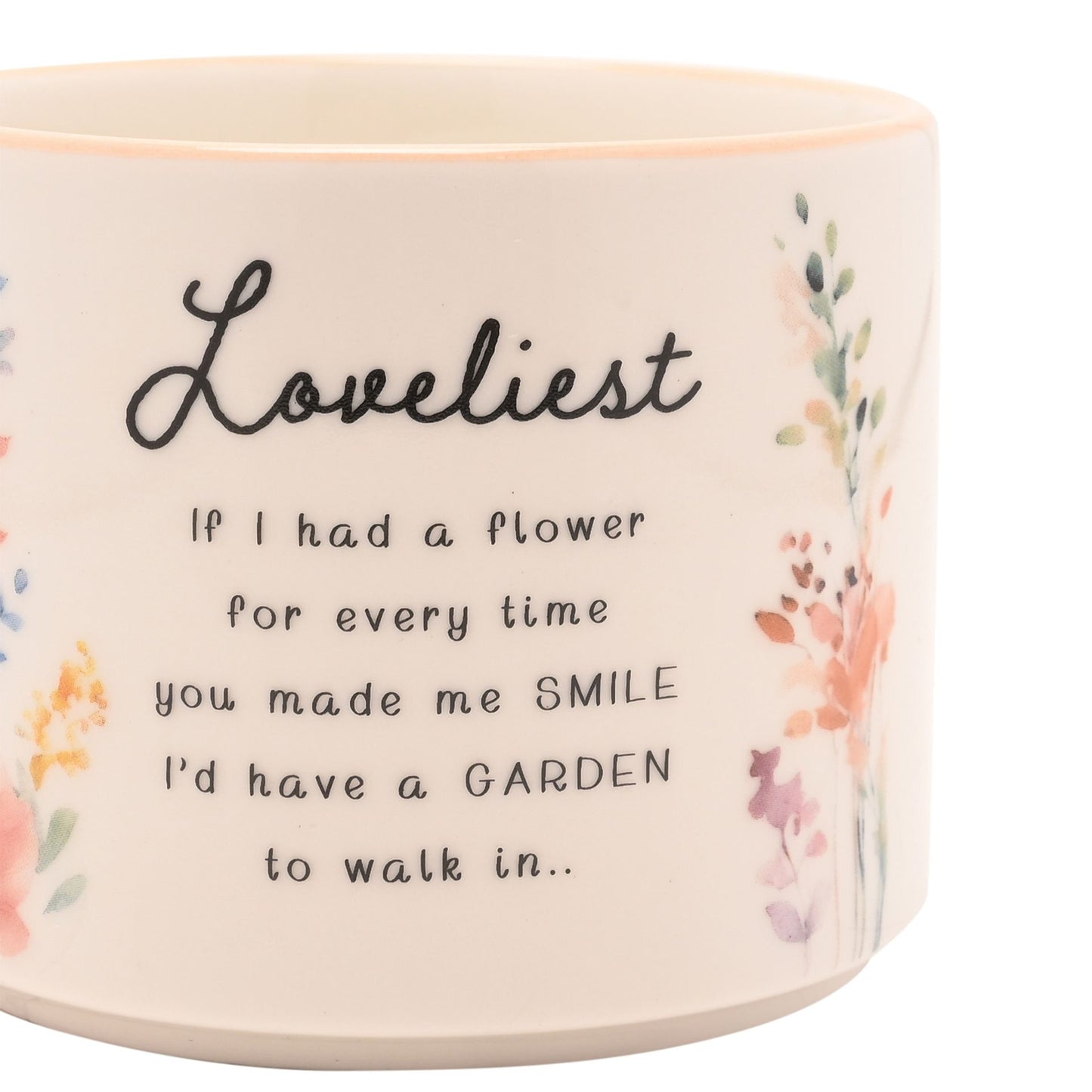 The Cottage Garden Peach Mug - Loveliest