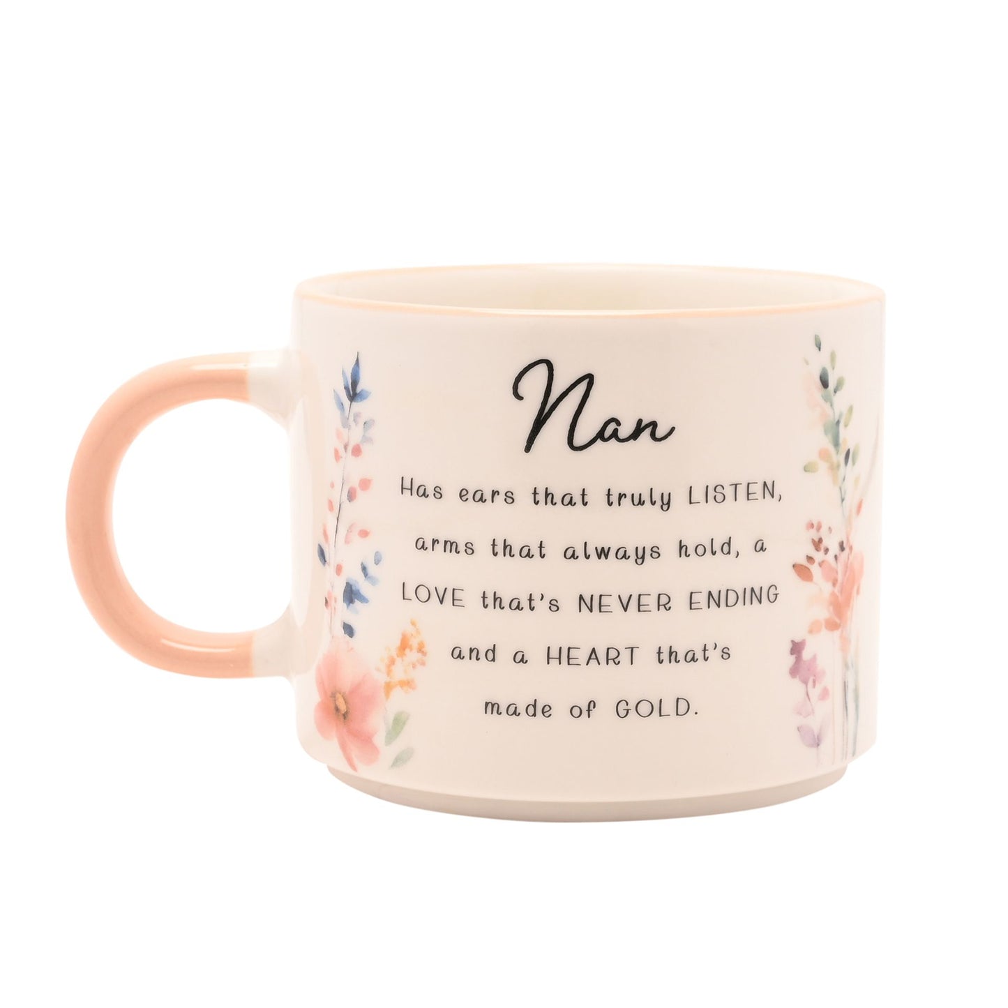The Cottage Garden Peach Mug - Nan