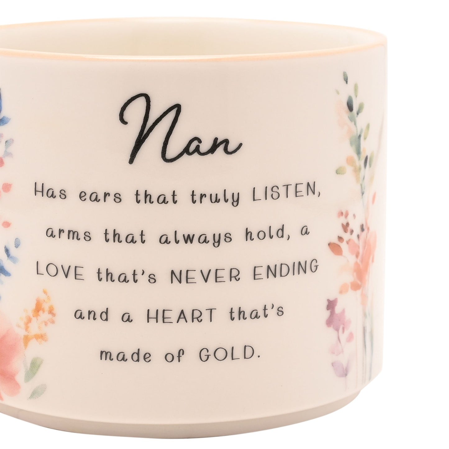 The Cottage Garden Peach Mug - Nan