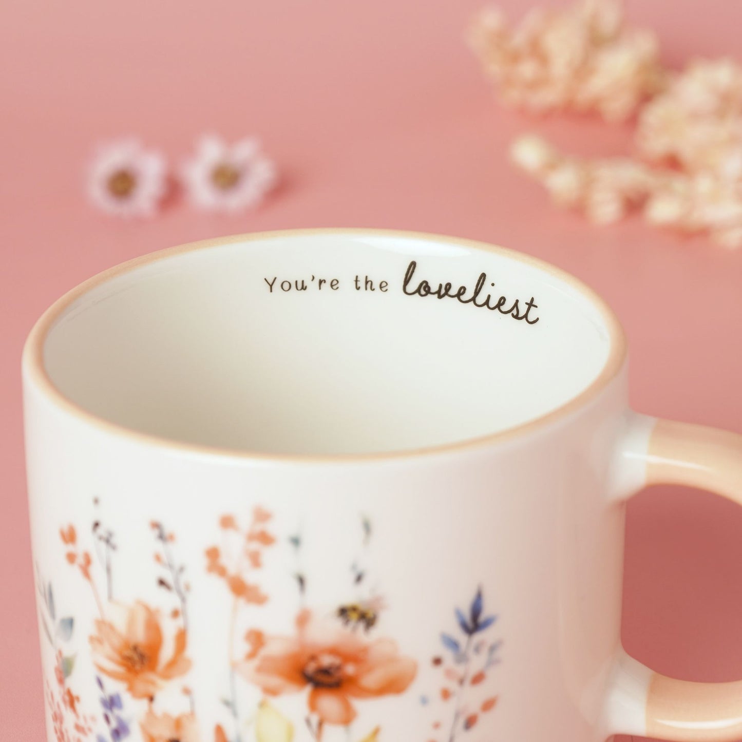 The Cottage Garden Peach Mug - Nan