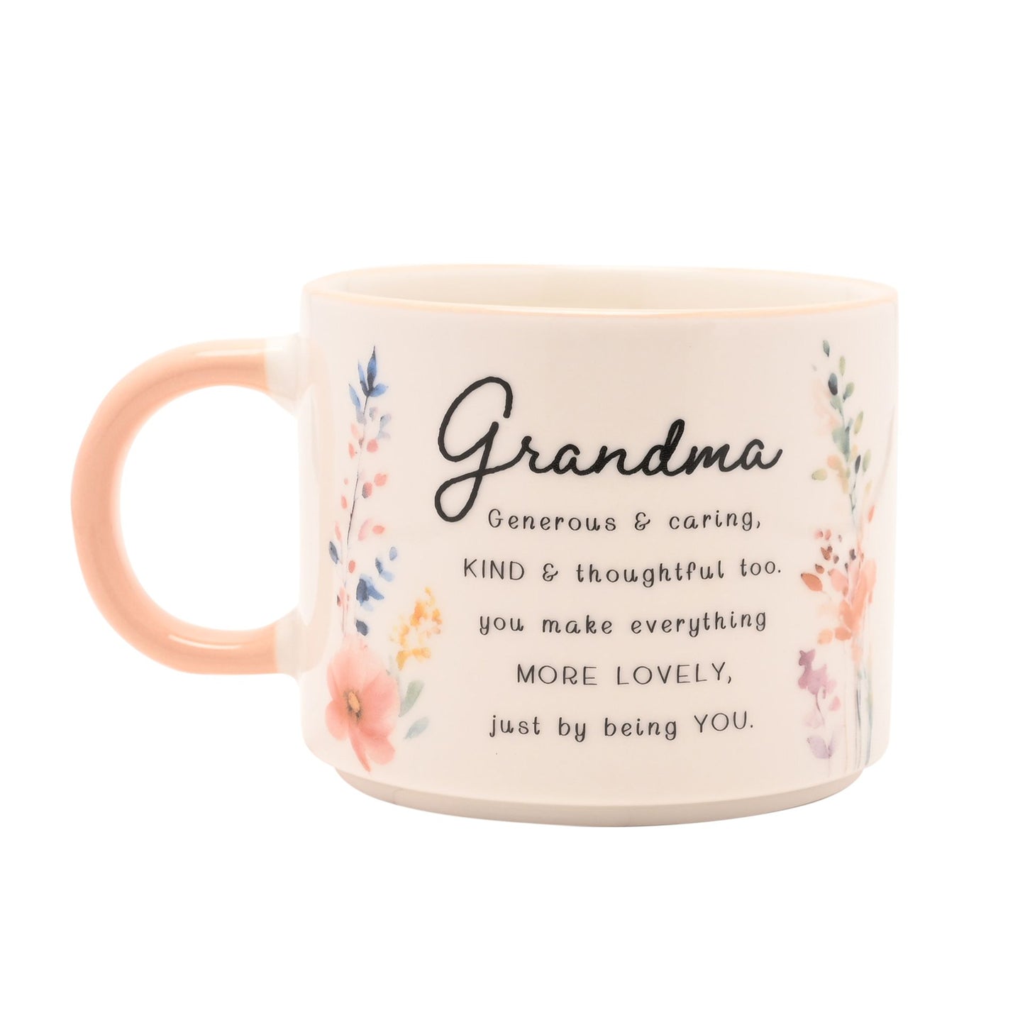 The Cottage Garden Peach Mug - Grandma
