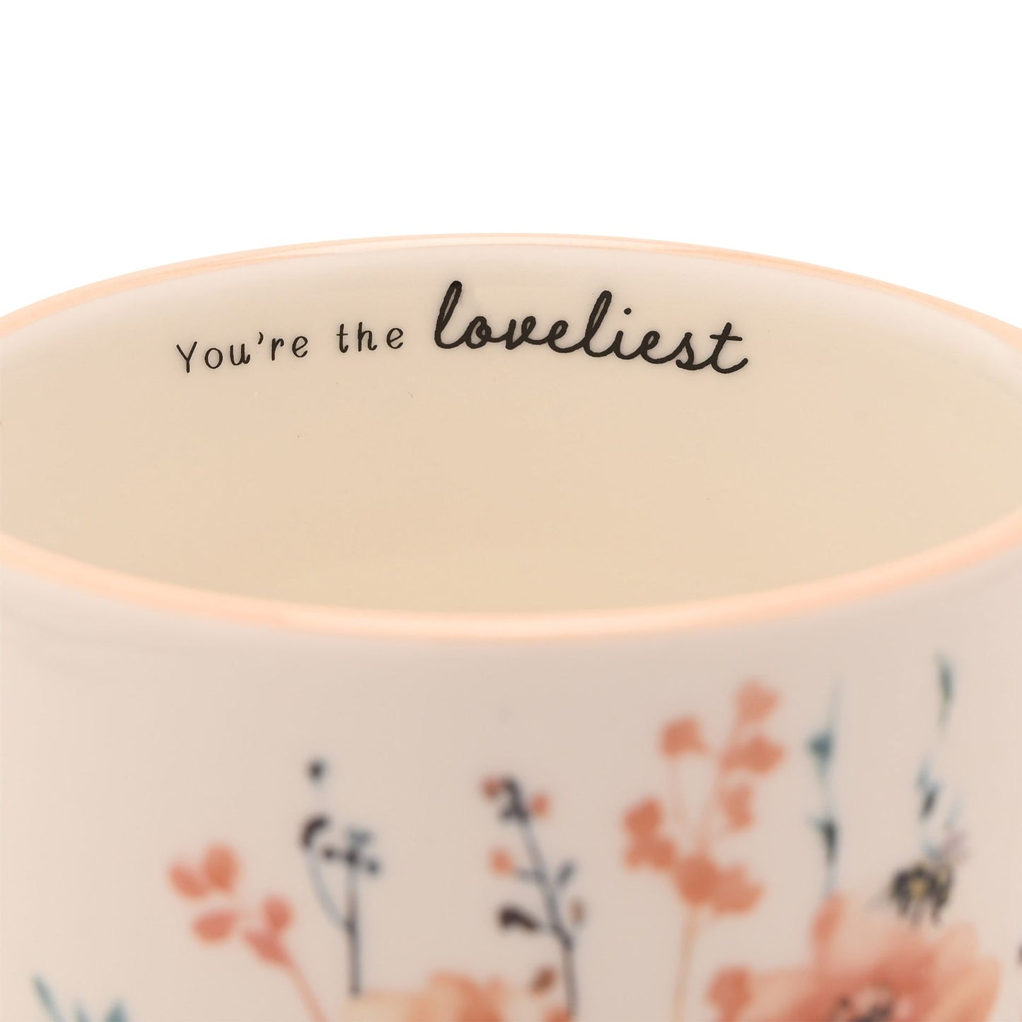 The Cottage Garden Peach Mug - Thank You