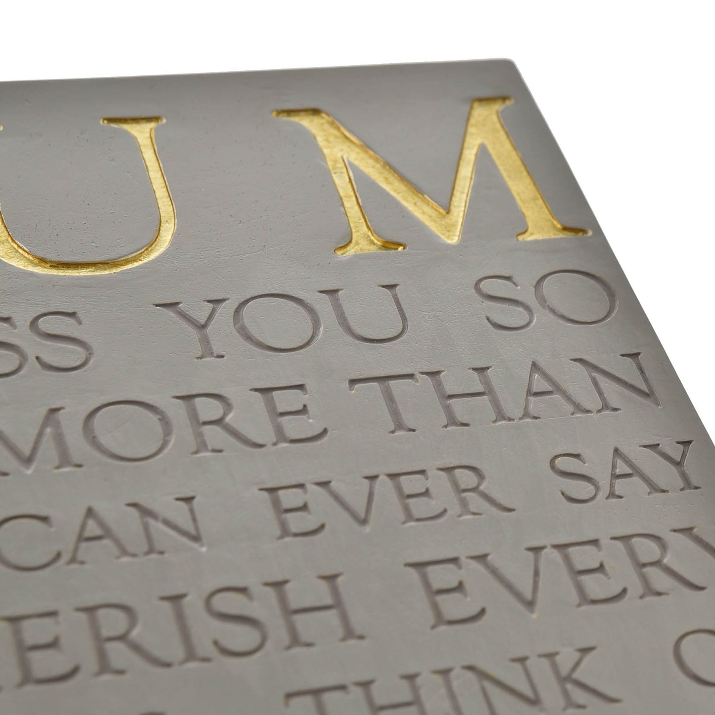 Thoughts of You Memorial Square Plaque - Mum