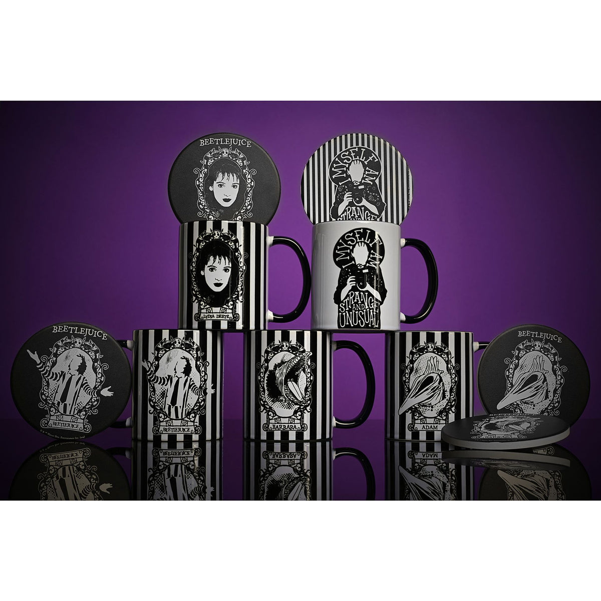 Warner Bros Beetlejuice Ceramic Coaster - Barbara