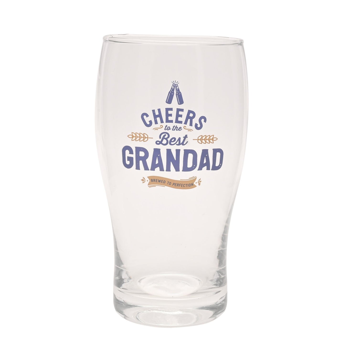 Well Crafted Pint Glass and Coaster Set - Grandad