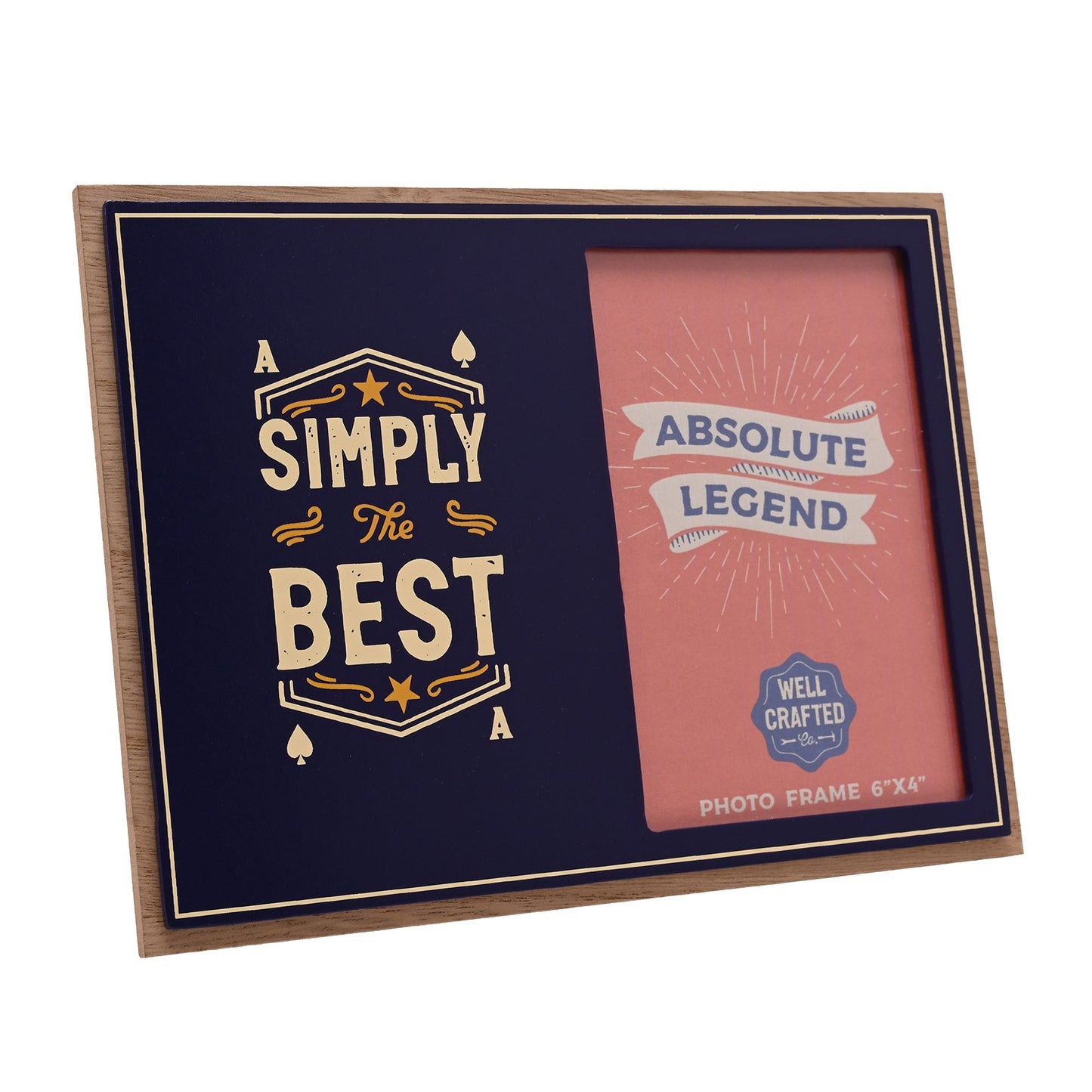 Well Crafted Photo Frame 4" x 6" - Simply The Best