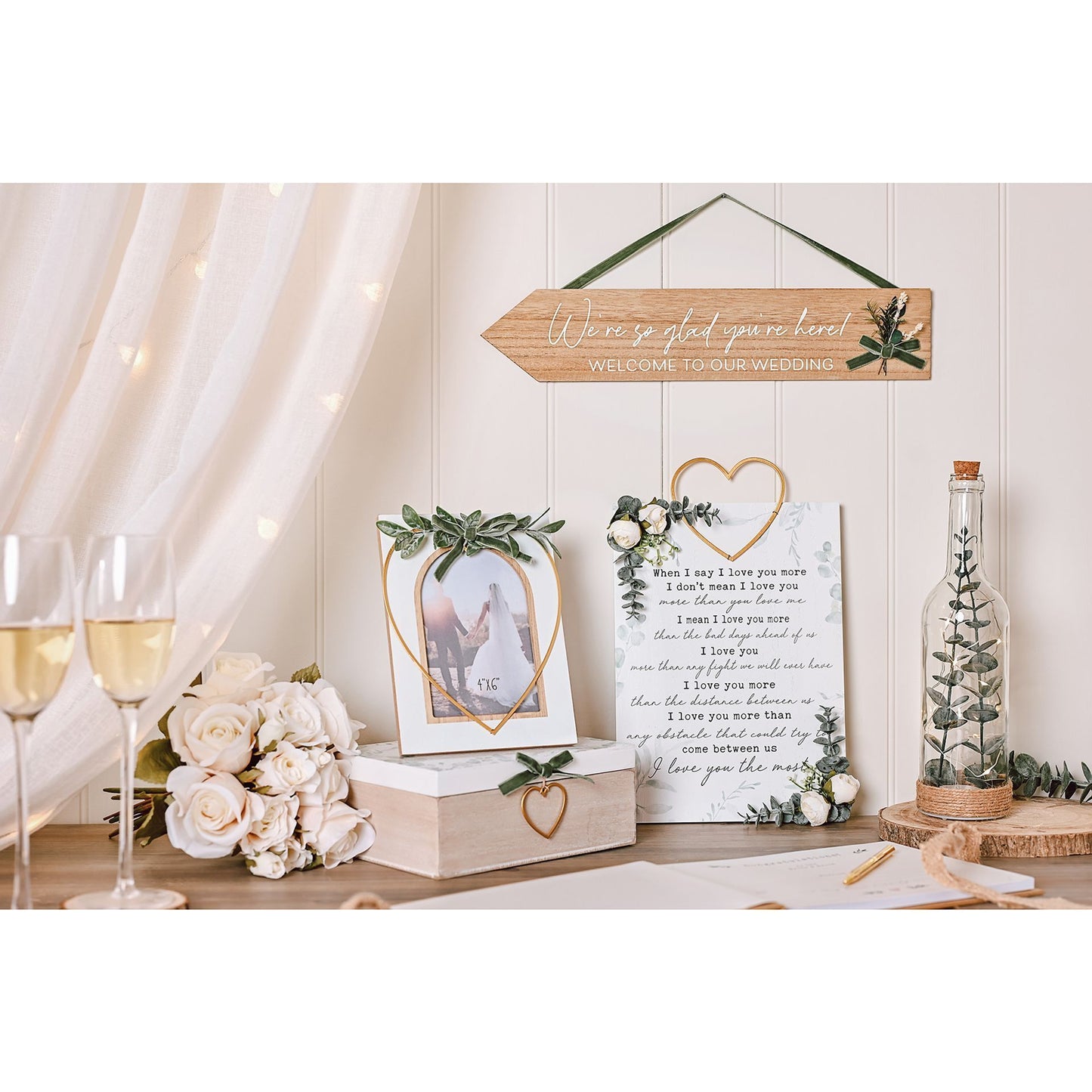 Love Story Wedding Memory Box