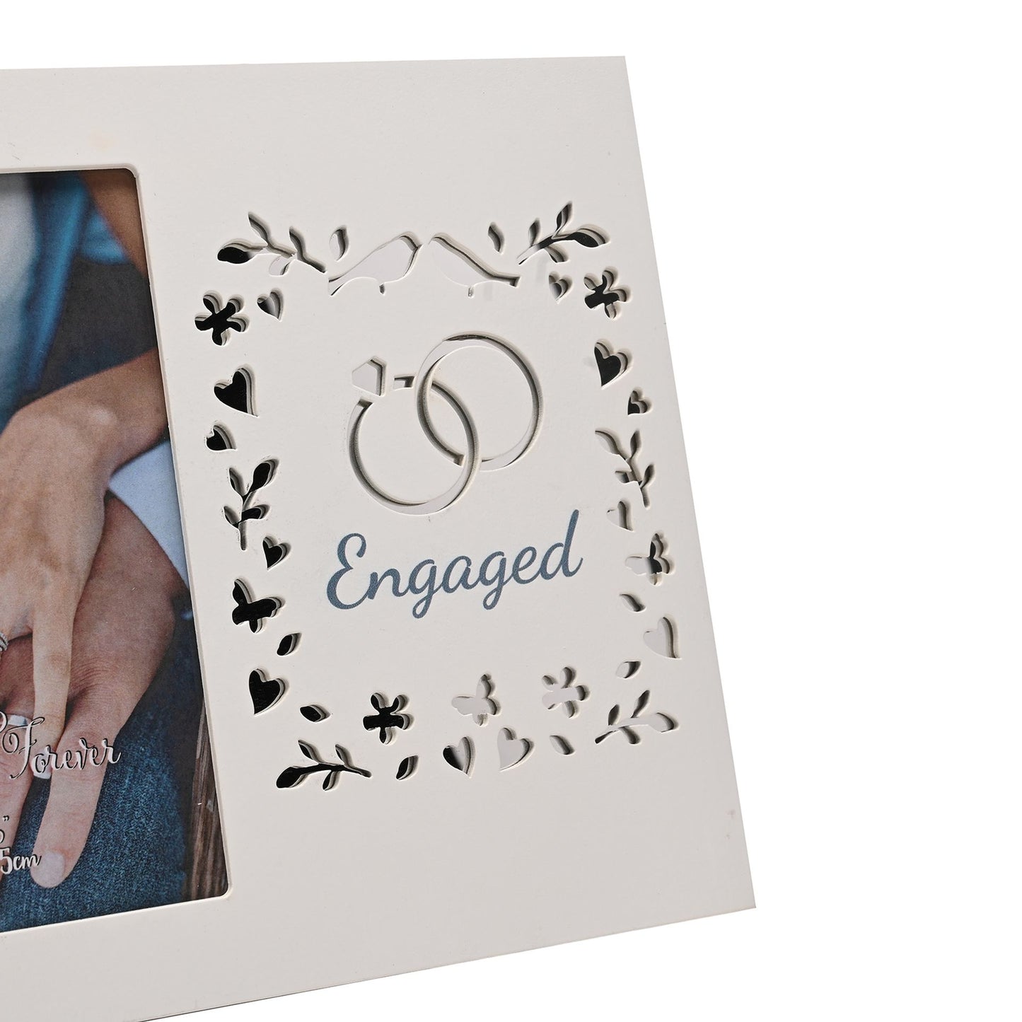 Always & Forever Laser Cut Photo Frame  4 x 6ins - Engaged