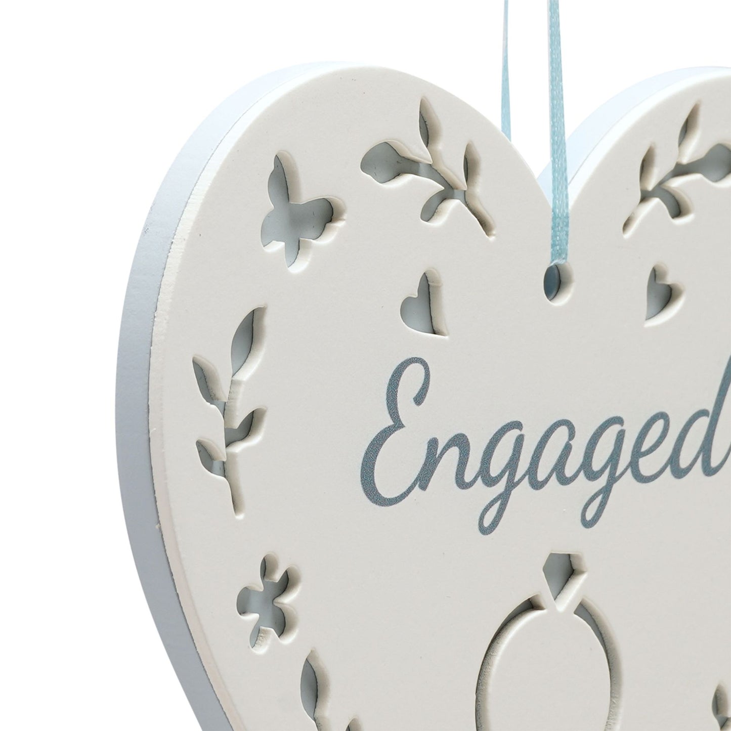 Always & Forever Hanging Heart - Engaged