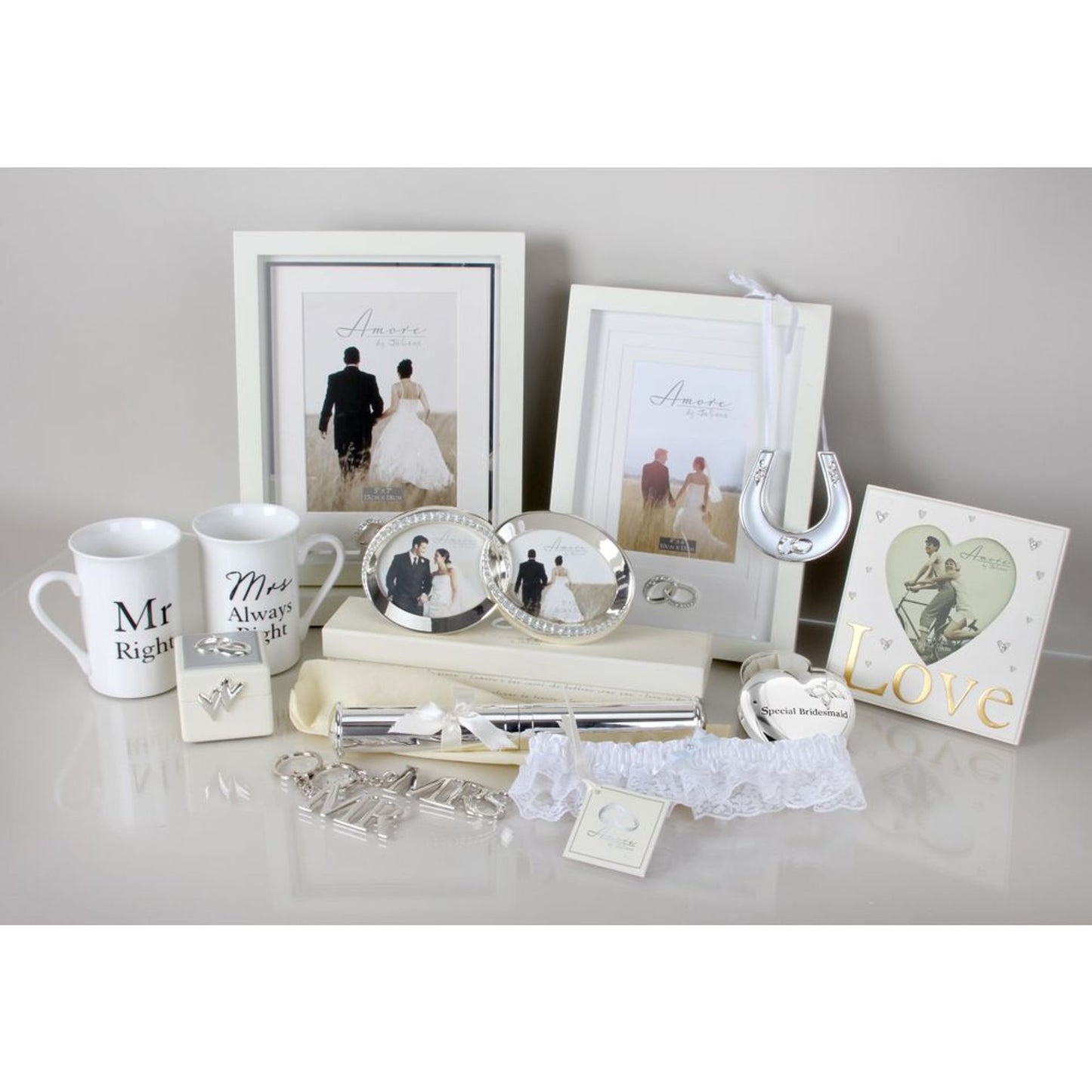 Amore 2 piece Mug Set - "Mr Right / Mrs Always Right"