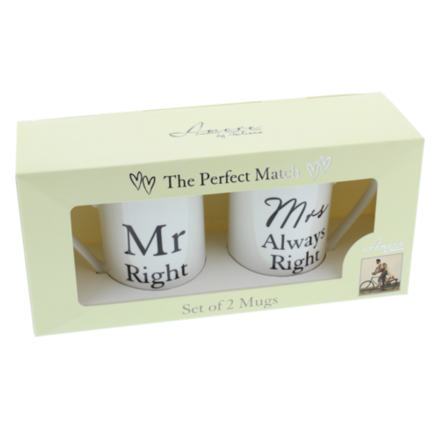 Amore 2 piece Mug Set - "The Boss / The Real Boss"