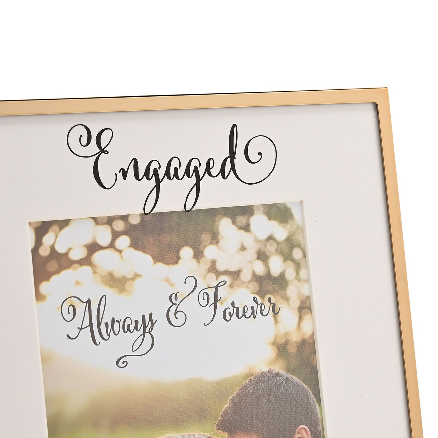 Always & Forever Photo Frame 4" x 6" 'Engaged'