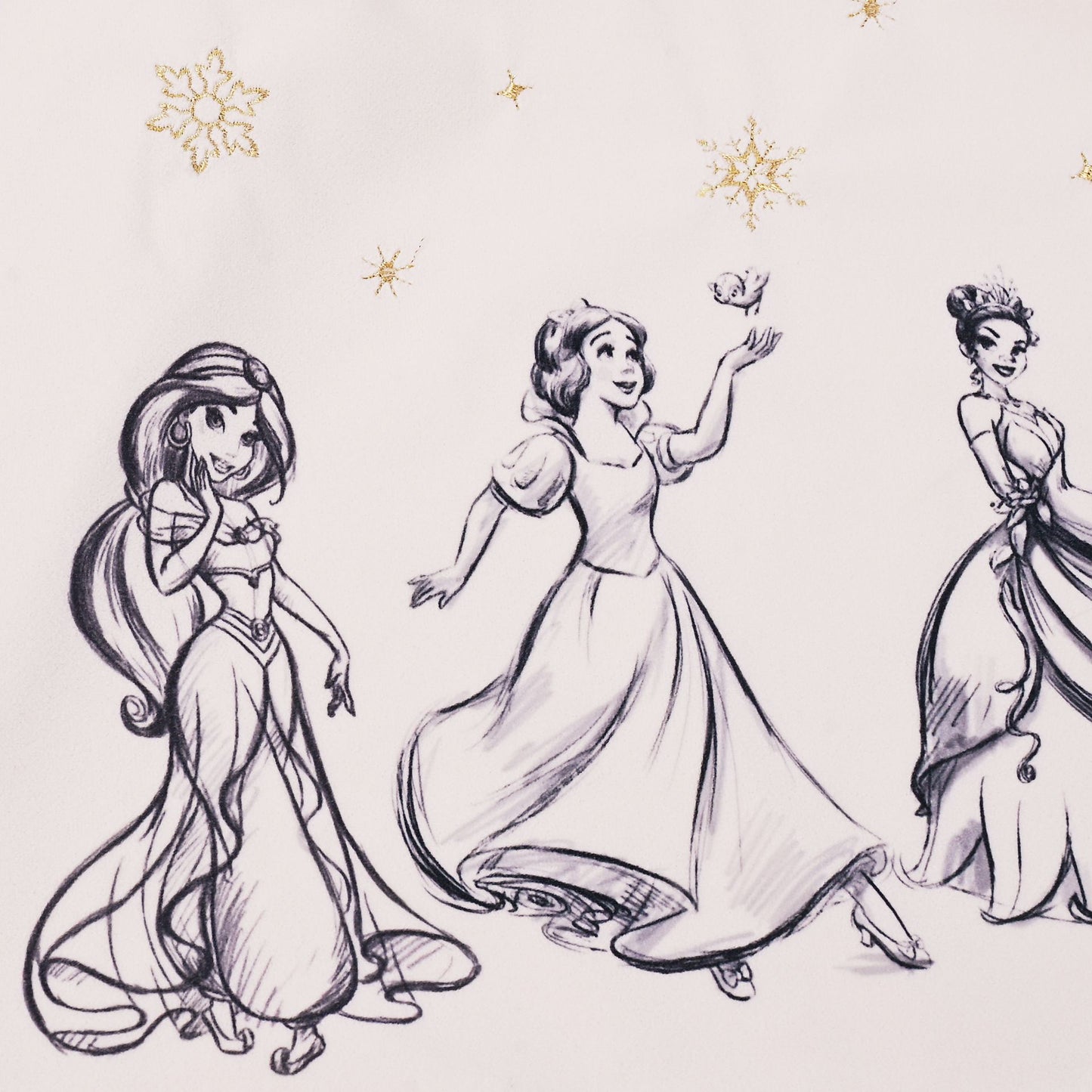 Disney Multi Princess Xmas Sack - Multi Pattern
