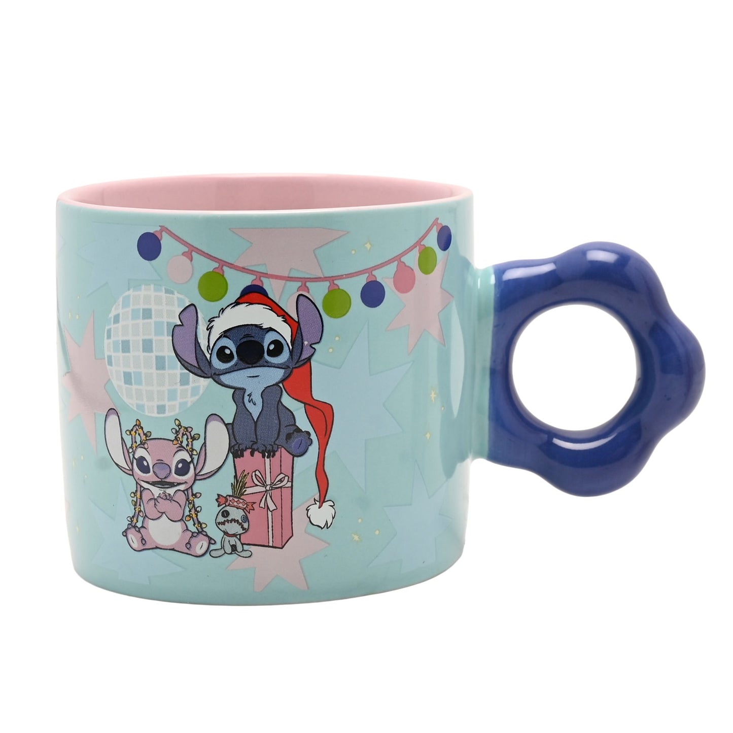 Disney Mug & Coaster Set - Stitch & Angel