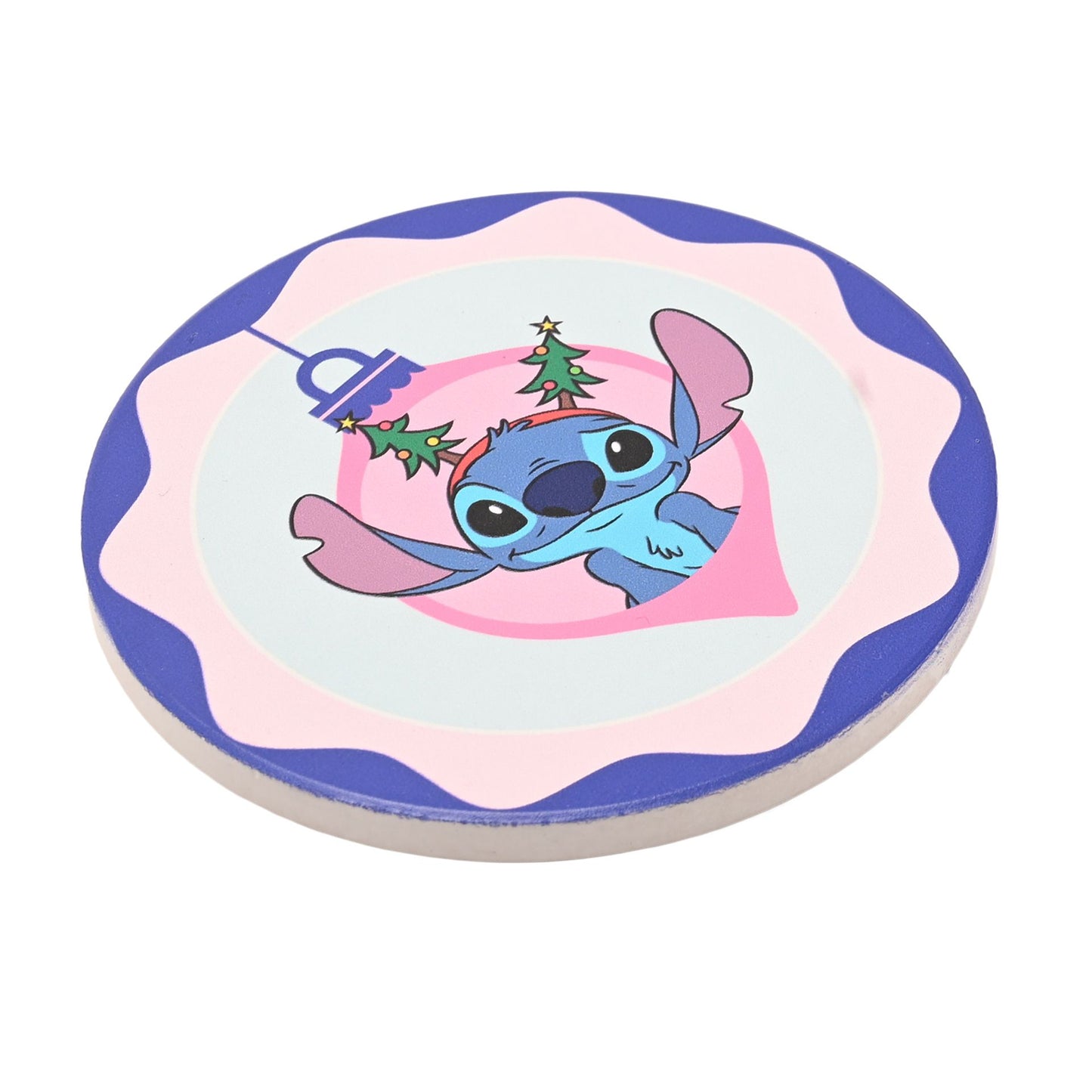 Disney Mug & Coaster Set - Stitch & Angel
