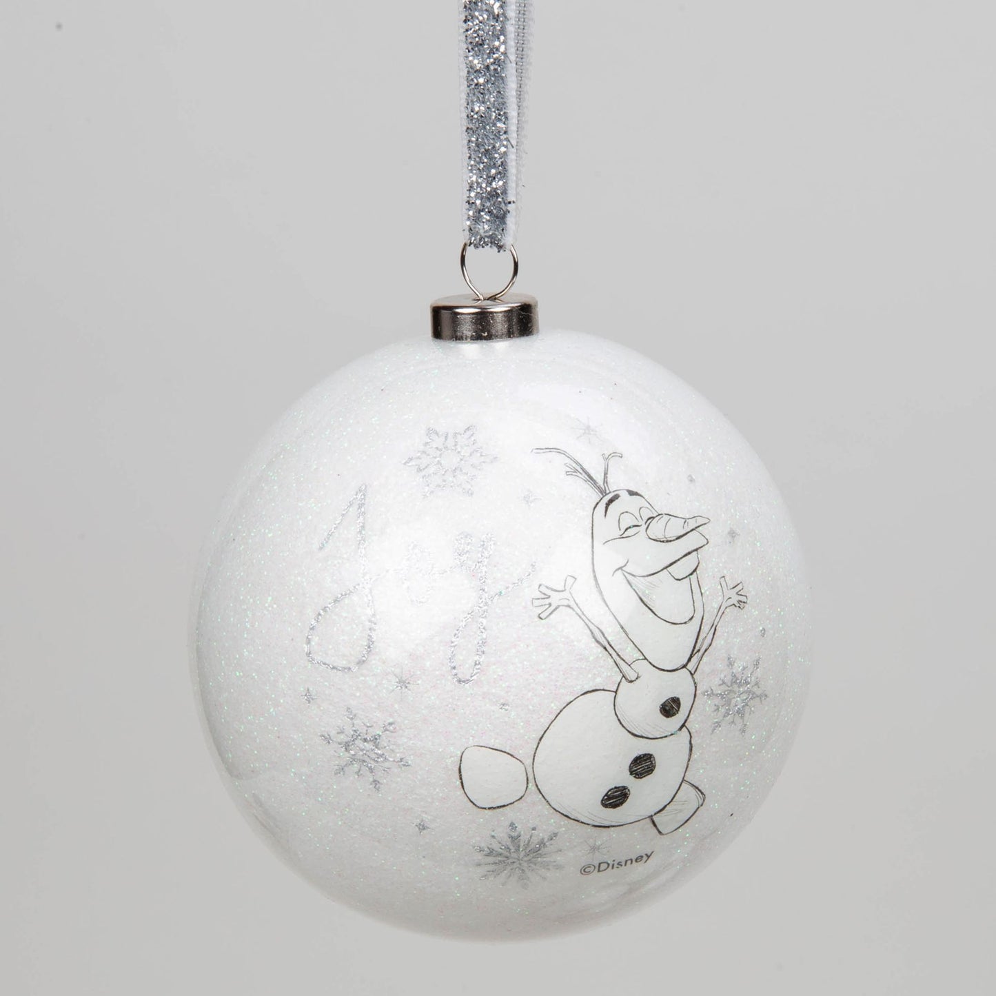 Disney Set of 15 Acrylic Glitter Baubles - Glitter Finish