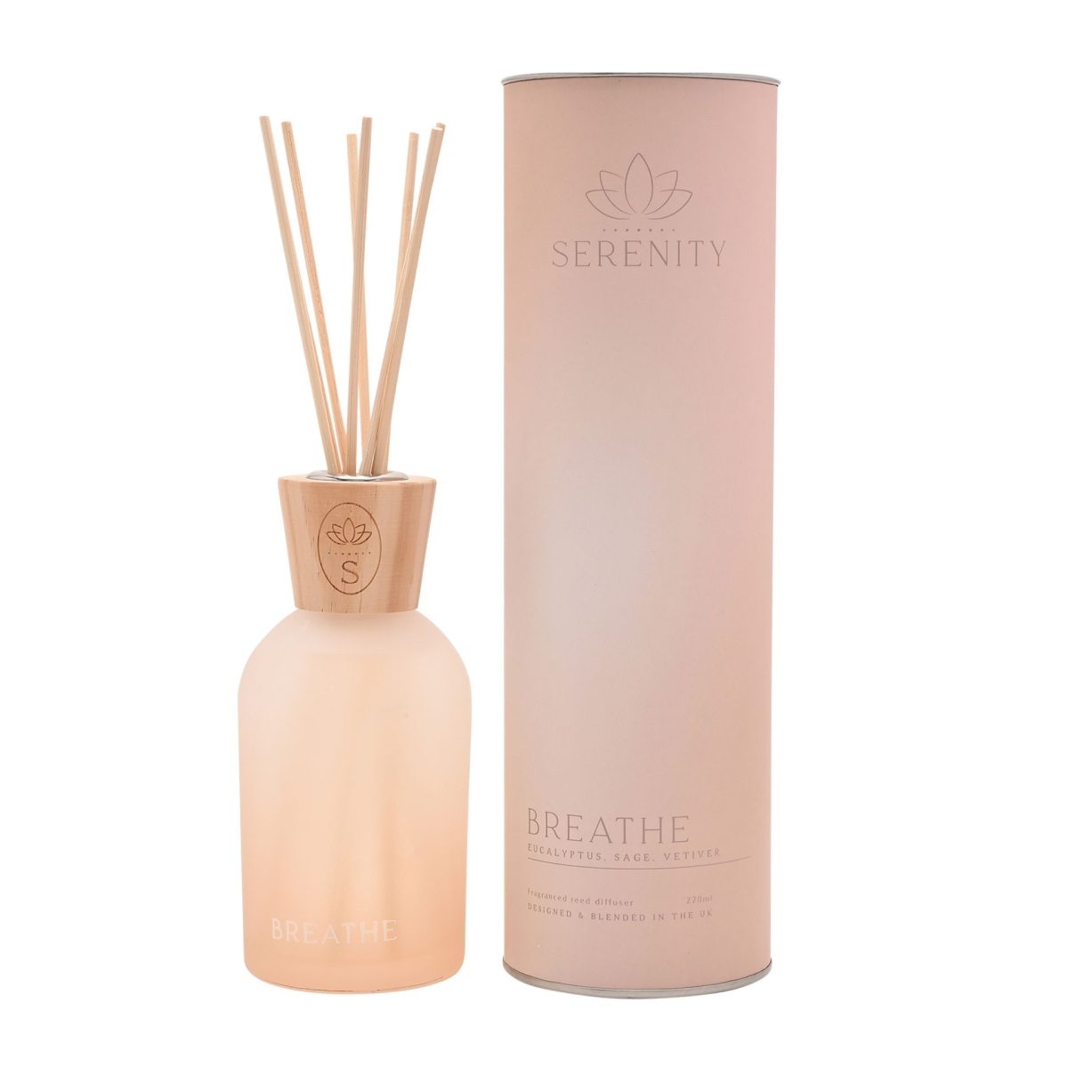 Serenity Breathe Diffuser 220ml Eucalyptus, Sage & Vetiver