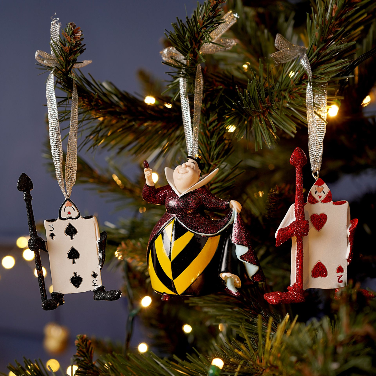 Disney Set of 3 Alice In Wonderland Hanging Decorations
