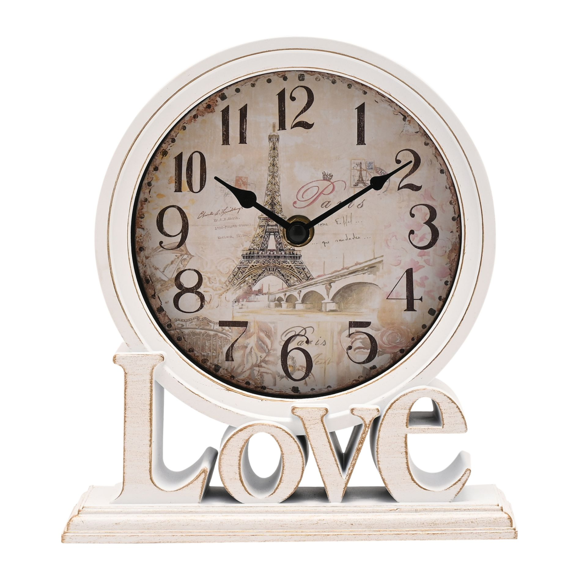 Hometime Mantel Clock - Love