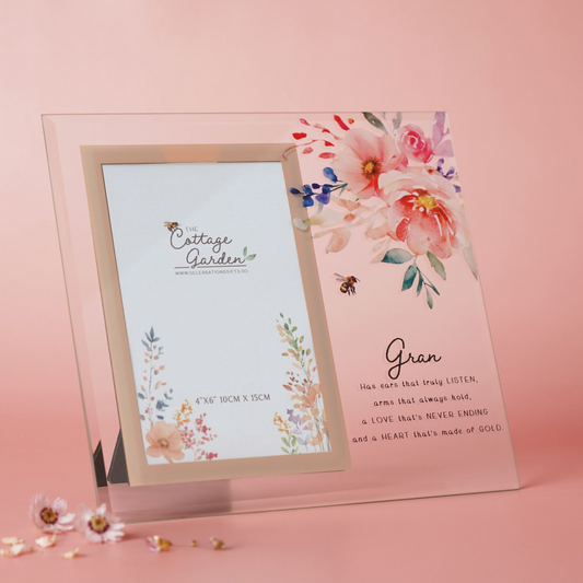 The Cottage Garden Glass Photo Frame - Gran