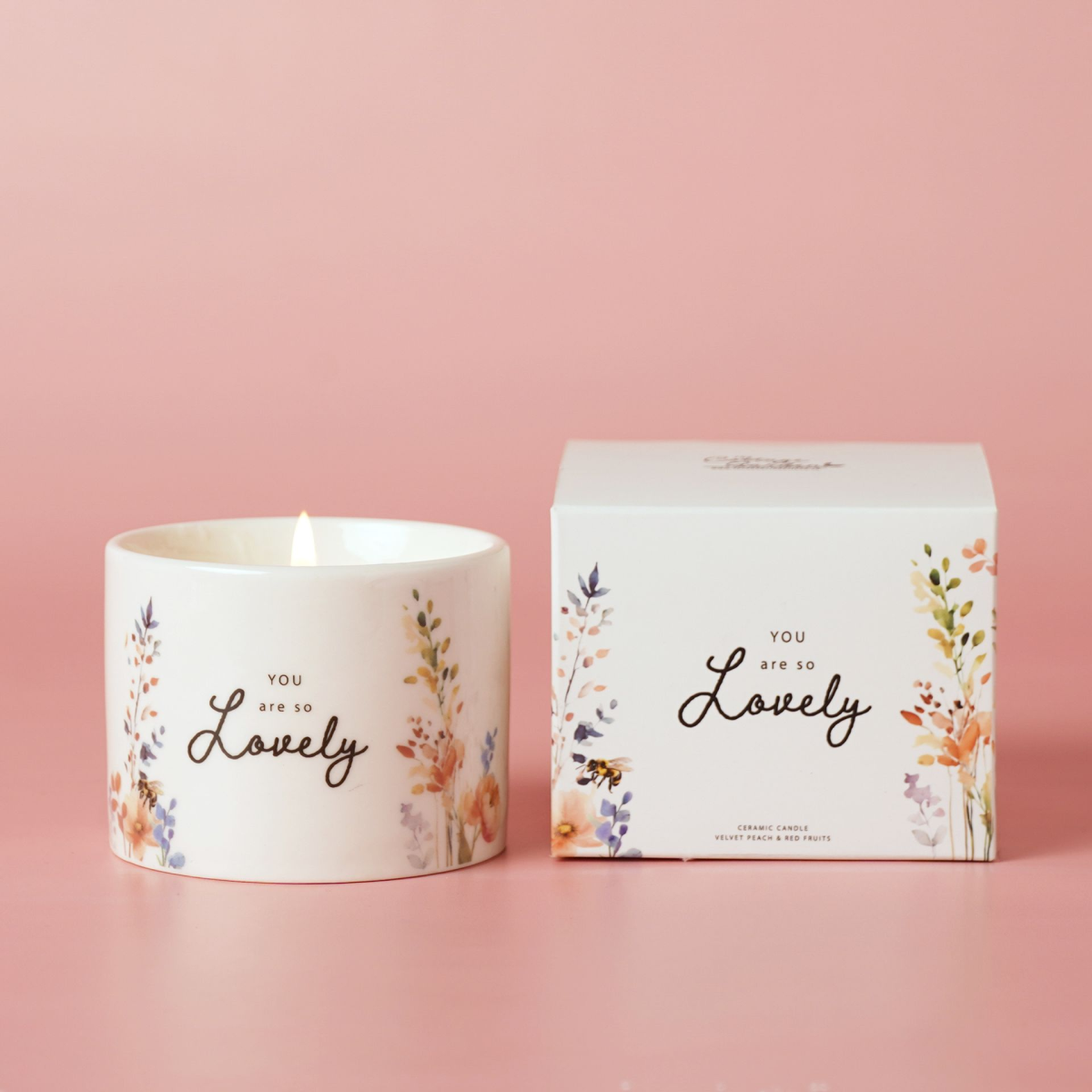 The Cottage Garden Ceramic Candle 100g - Lovely