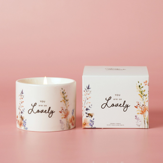 The Cottage Garden Ceramic Candle 100g - Lovely
