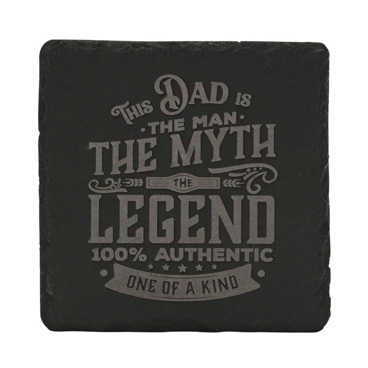 Harvey Makin Legend Slate Coaster - Dad