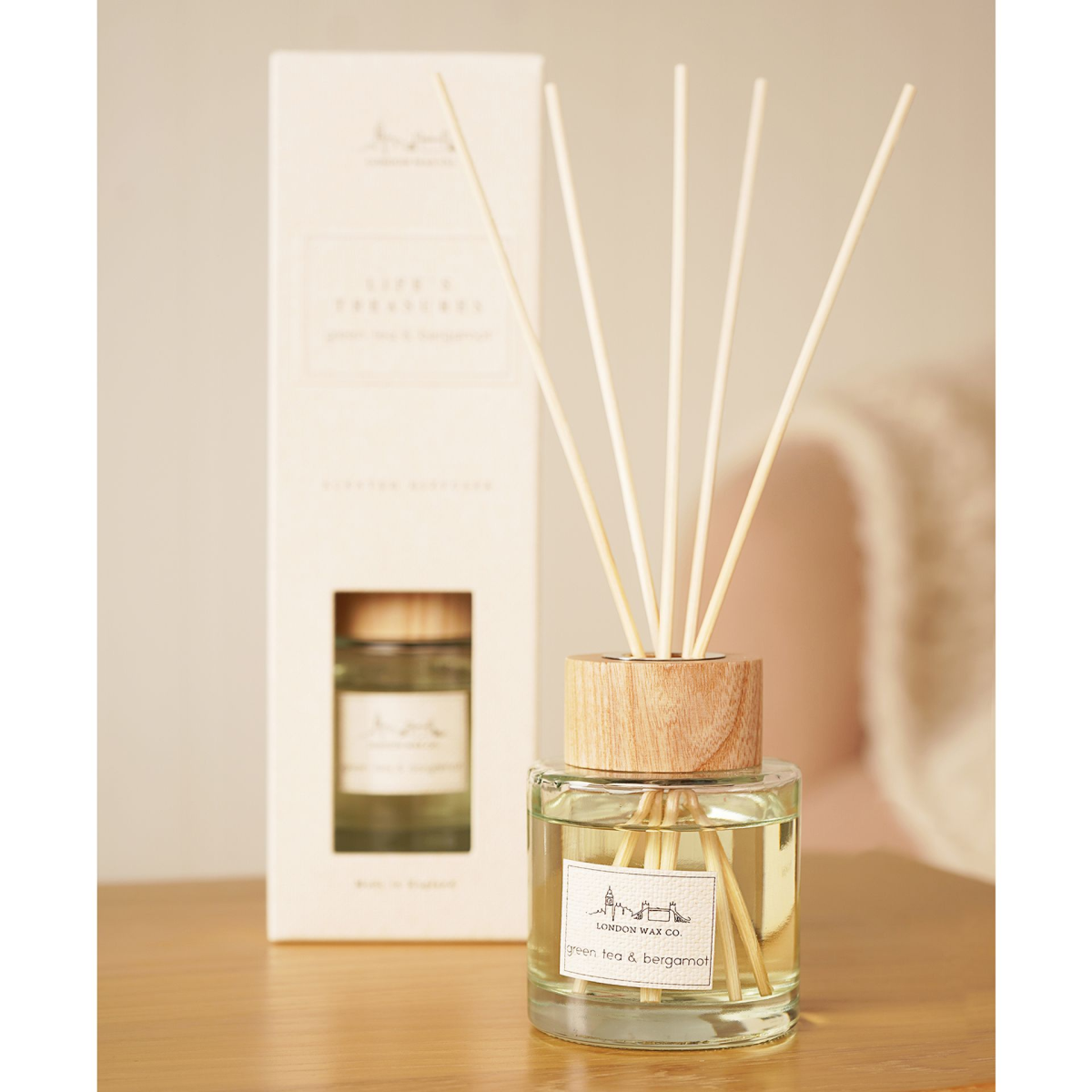 The London Wax Company Green Tea & Bergamot  Diffuser 100ml