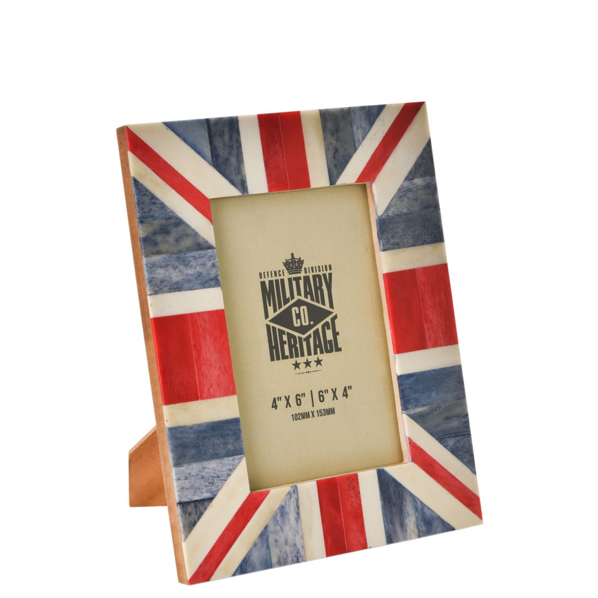 Military Heritage Union Jack Photo Frame 4" x 6"