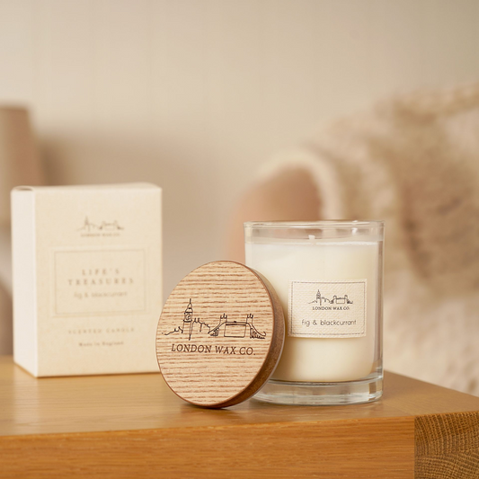 The London Wax Company Fig & Blackcurrant Lidded Candle 226g